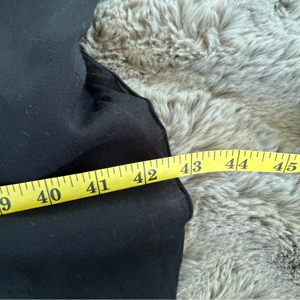 Bum Bum Ipanema Black V-Neck Swim Cover Up Dress Tunic M Embroidery Caftan Loose - Picture 9 of 10